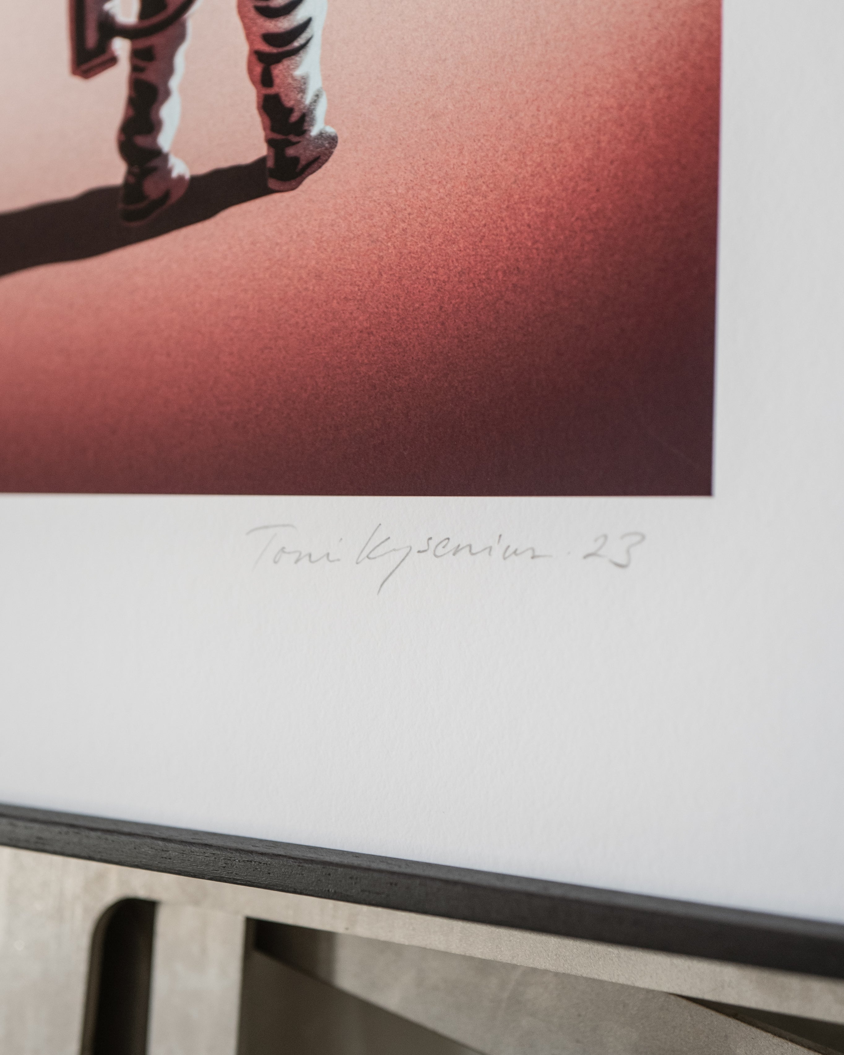 Stardust poster signed Toni Kysenius