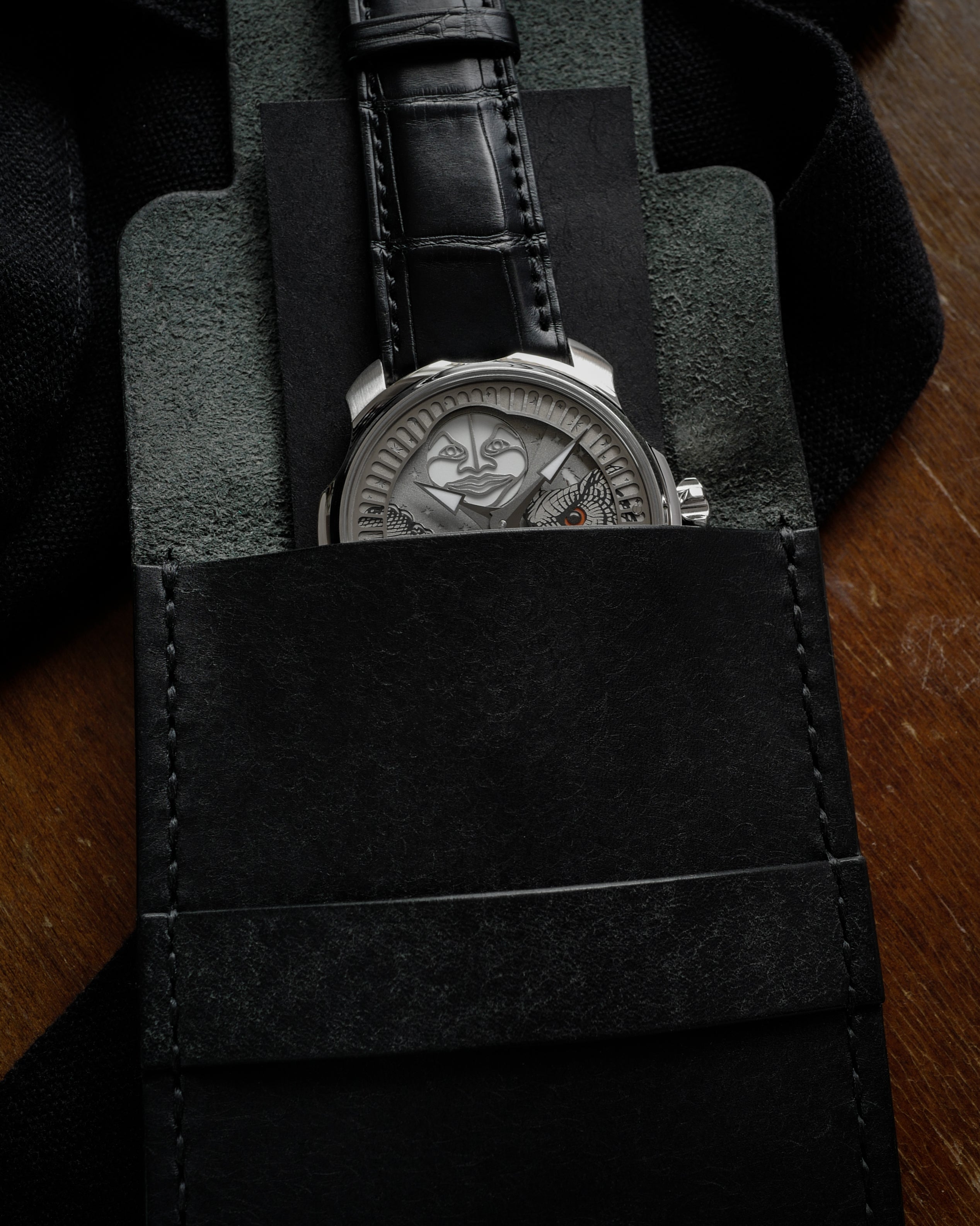 Moonface Watch Pouch