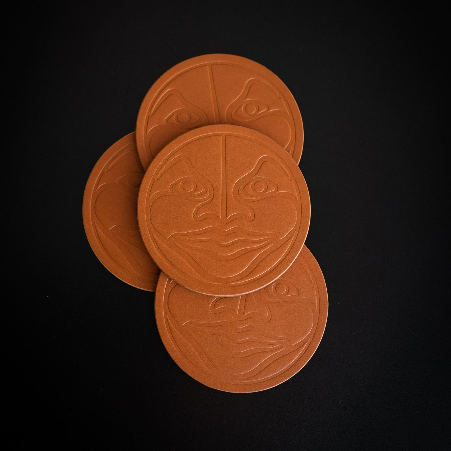 Moonface Coaster set