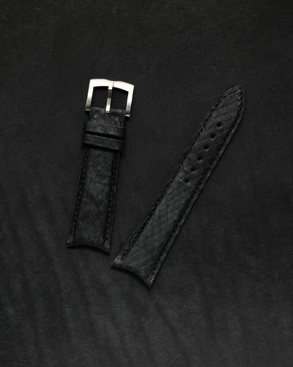 Salmon leather strap