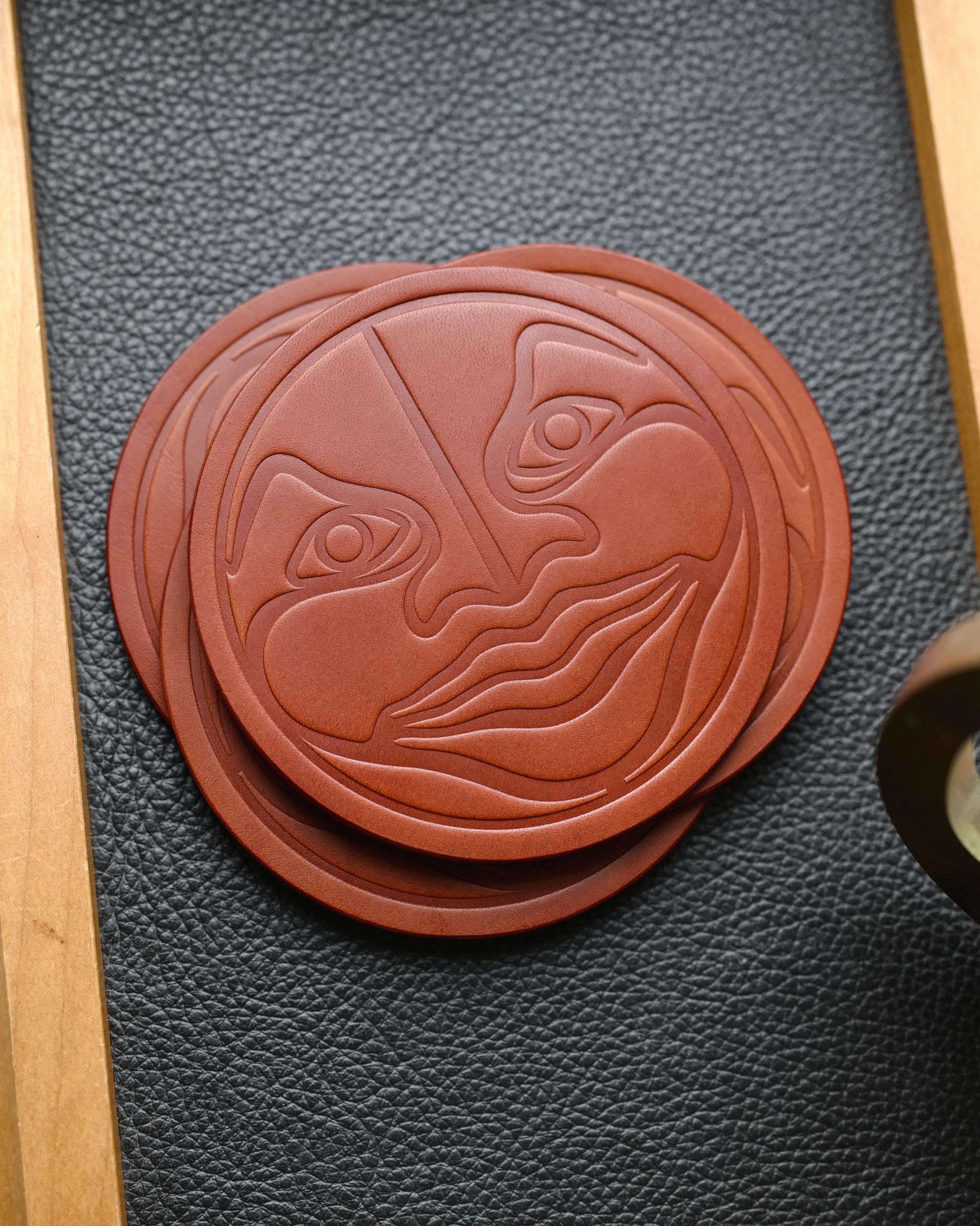 Moonface Coaster set