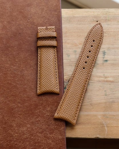 Epsom leather strap