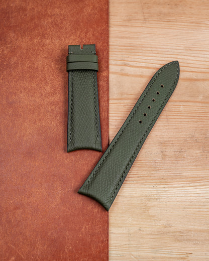 Epsom leather strap